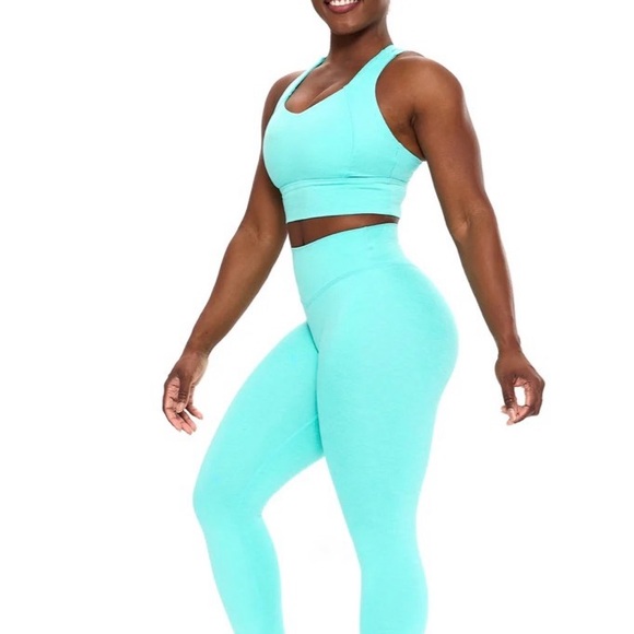 Buffbunny Collection Pants - NWT Buffbunny Dream Heathered Legging 26 in Playa teal